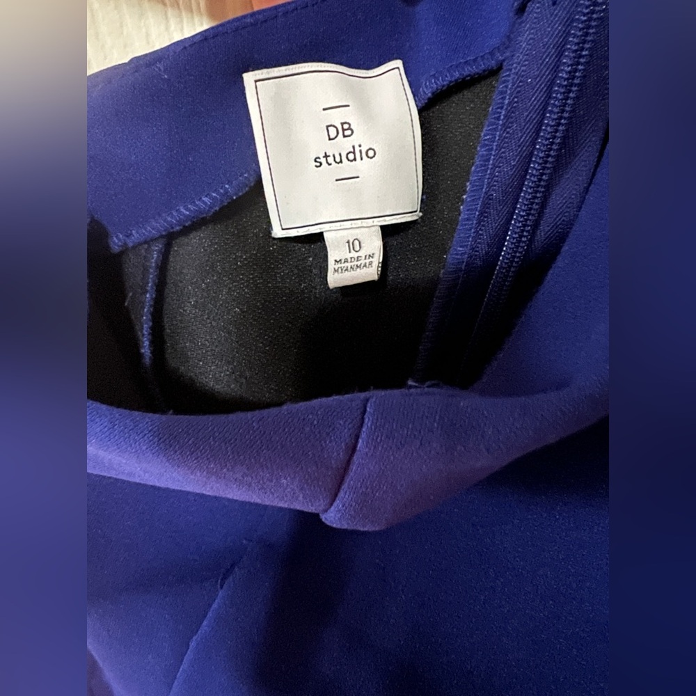 Chic Strapless Royal Blue Dress - Picture 3 of 4